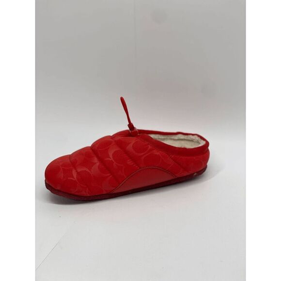 COACH Women's Rachelle Slip-On Slippers - Miami Red 6.5B - Picture 2 of 8